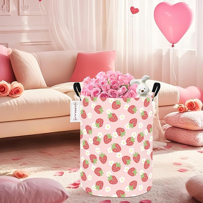 QUEENLALA Large Storage Basket, Laundry Hamper/Bathroom/Home Decor/Collapsible