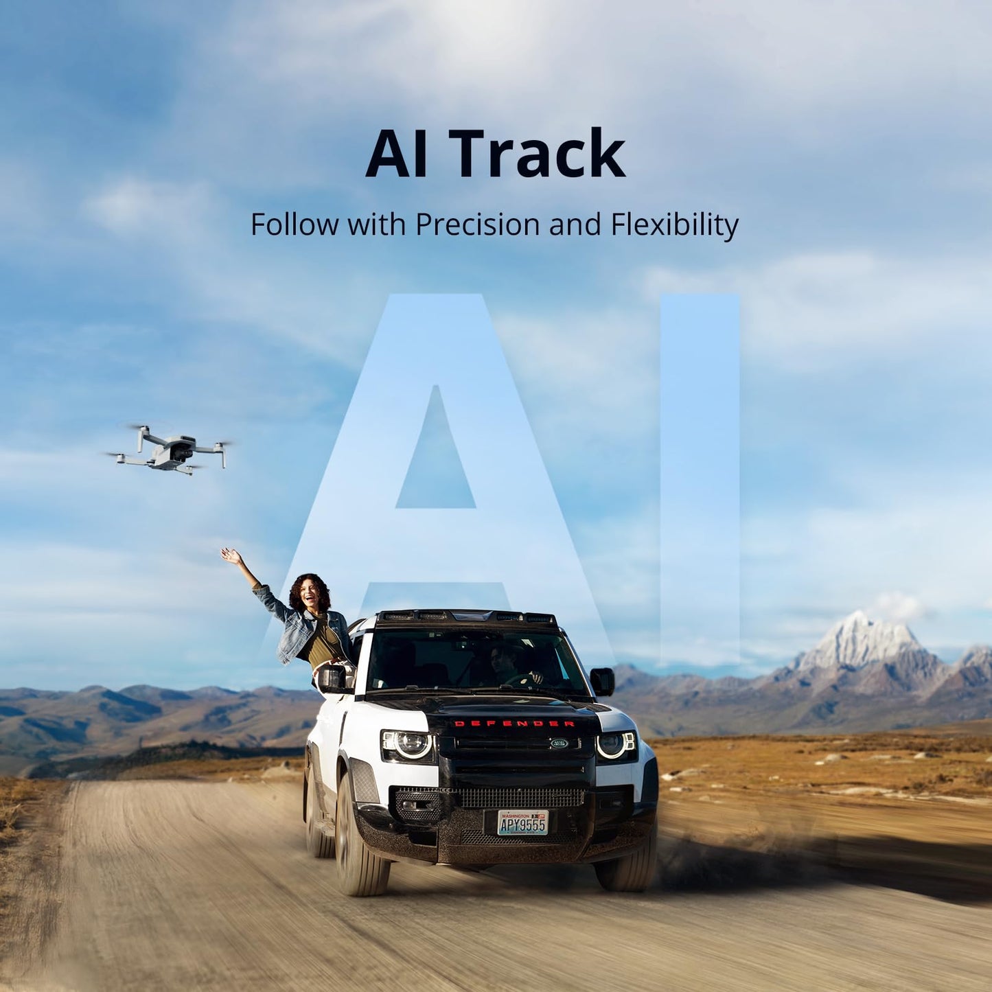 Potensic Atom 2 Standard Kit with RC PTD 1, Drones with Camera for Adults 4K Video, 8K Photo, 10KM Transmission, 3-Axis Gimbal, AI Track, Vertical Shooting, AI Night Shot, Under 249g, (32-Min Flight)