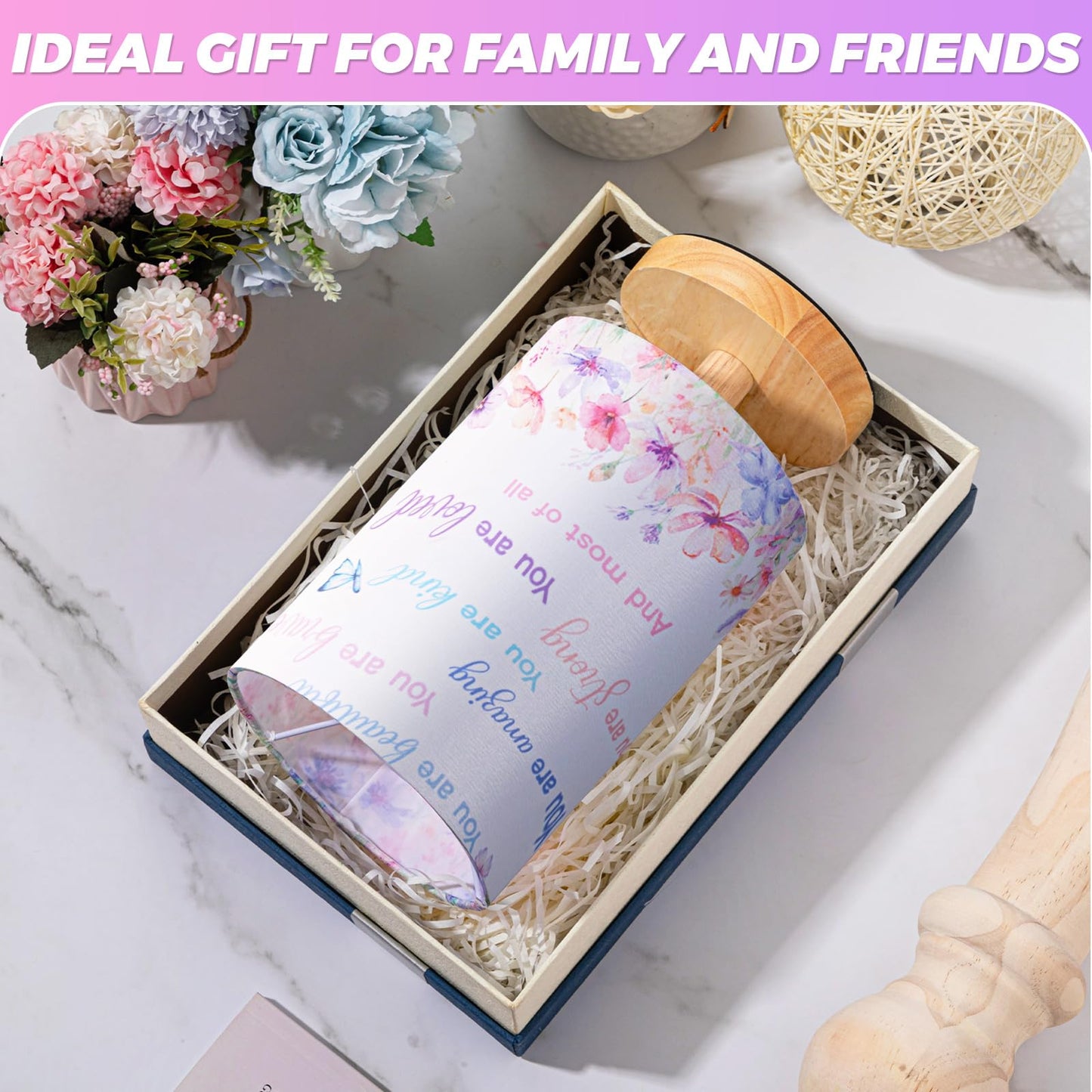 Tujoe Butterfly Girl Room Lamp Motivational Purple Desk Lamp for Kids Fabric Nightstand Table Lamps Bedside Decor for Girl Kids Reading Bedroom Living Room Home Office Christmas Gift