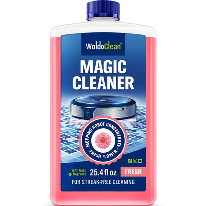 Floor Cleaner for robot vacuum with mop 750ml - ceramic, porcelain and stoneware tiles for 30-50 cleaning cycles