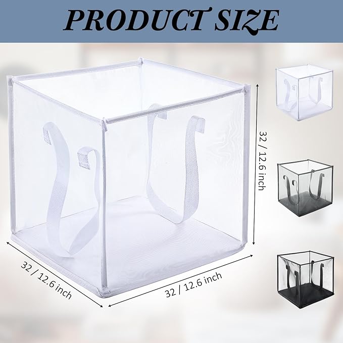 Zopeal 6 Pack Popup Laundry Hamper 13 Inch Collapsible Laundry Baskets