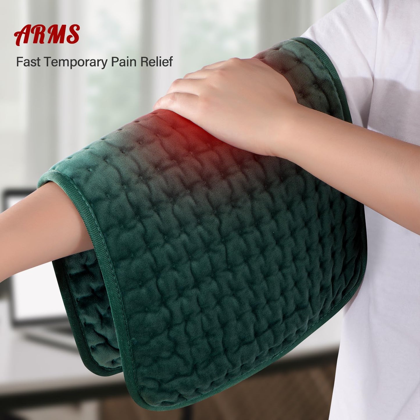 XXXL Heating Pad for Back & Women, Electric Large Heating Pads for Period Cramps Shoulder Neck Legs Pain Relief, 17"x33" King Size Heat Pad, Auto Off, Birthday Mother’s Day Gifts for Mom Dad Women Men