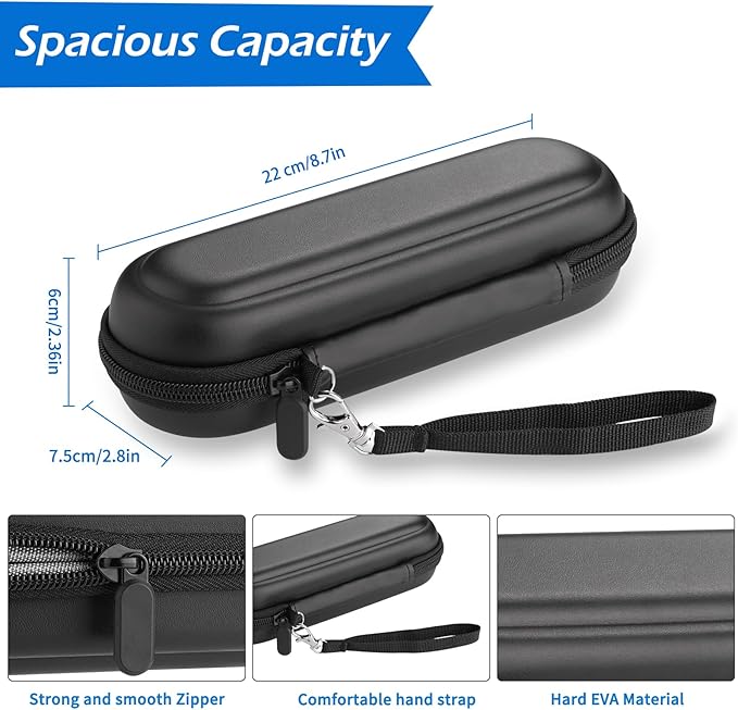 Toothbrush Travel Case for Oral B/Oral-B Pro 1000 1500 5000 7000 & Philips