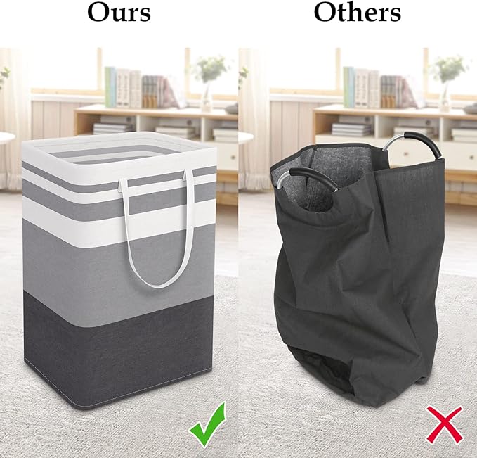 StorageRight Large Collapsible Laundry Basket Hamper