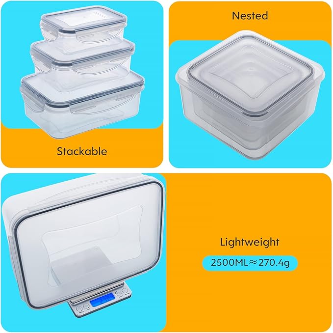 44 PCS Food Storage Container