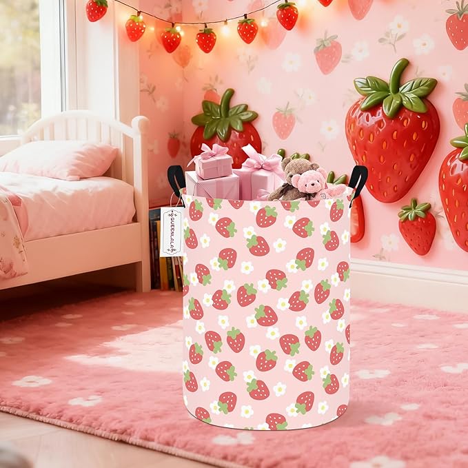 QUEENLALA Large Storage Basket, Laundry Hamper/Bathroom/Home Decor/Collapsible