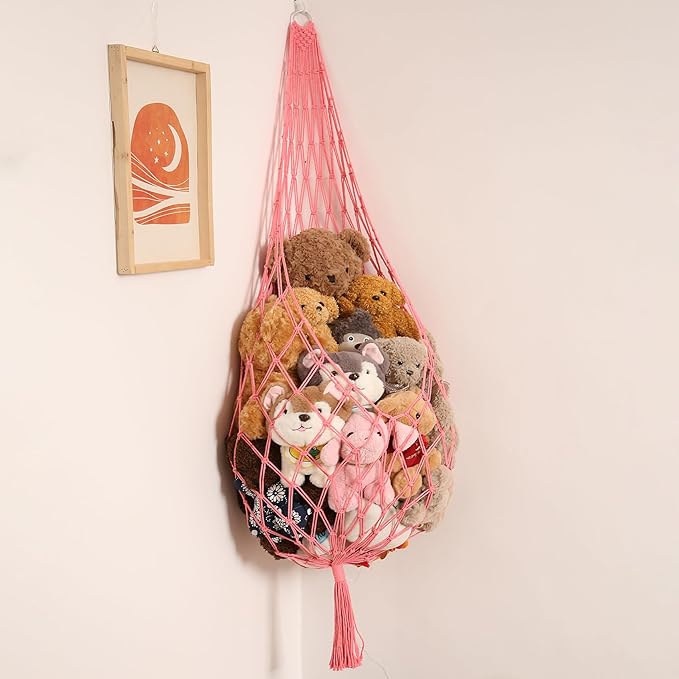 Stuffed Animal Net or Hammock Corner Hanging Net