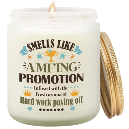 Goiicoln Job Promotion Gifts for Women, Congratulations New Job Candle Gifts for Women, Congratulations on Your Promotion, Graduation Gift for Coworker Friend Boss, Lavender Scented Candle