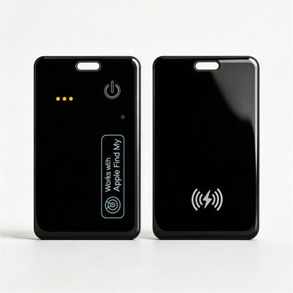 USBERG Wallet Tracker Card (2-Pack) - Ultra-Thin Bluetooth Locator Compatible with iOS Find My Network, Credit Card Size Finder for Wallets & Luggage