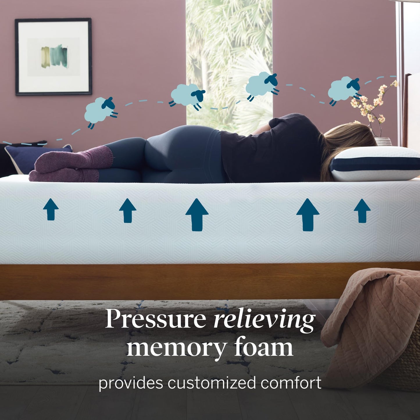 Lucid® 10" Medium Gel Memory Foam Mattress – Bamboo Charcoal & Cooling Gel – Fiberglass Free – Bed in a Box – CertiPUR-US® Certified – Full Size