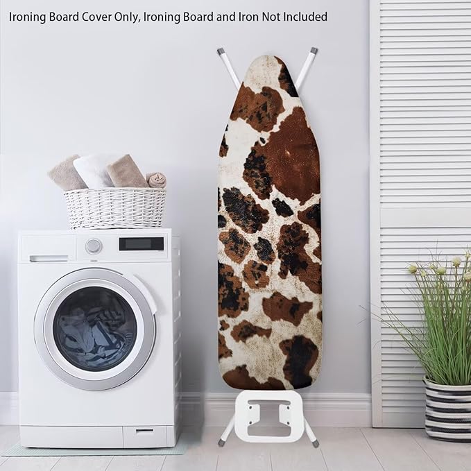 Cowhide Ironing Board Cover Universal Iron Board Covers Heavy Duty Padded Extra