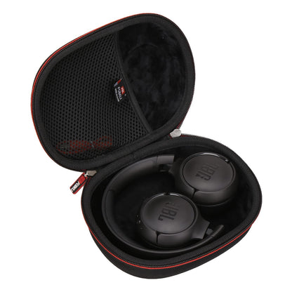 FBLFOBELI Headphone Cases EVA Hard Storage Case for JBL TUNE 500BT/510BT/T450BT/710BT/JBL Live 650 BT NC On-Ear Wireless Bluetooth Headphone, Travel Protective Bag (Black)