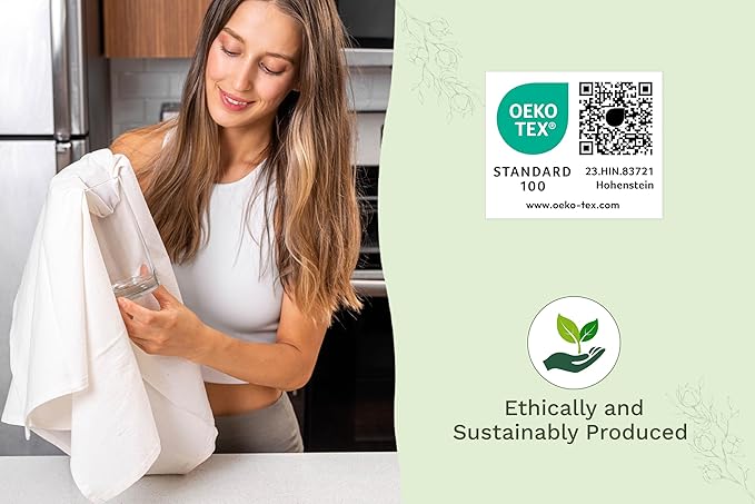Organic Cotton Flour Sack Kitchen Towels