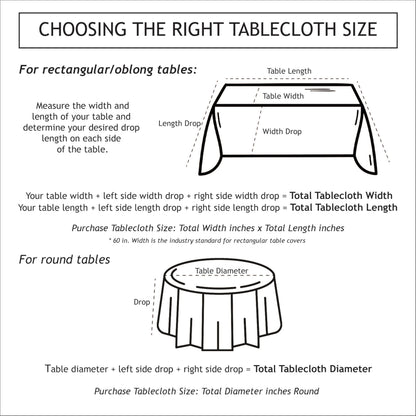Benson Mills Christmas Ribbons Engineered Printed Fabric Table Cloth, Winter, Holiday and Christmas Tablecloth (70" Round, Xmas Ribbons)
