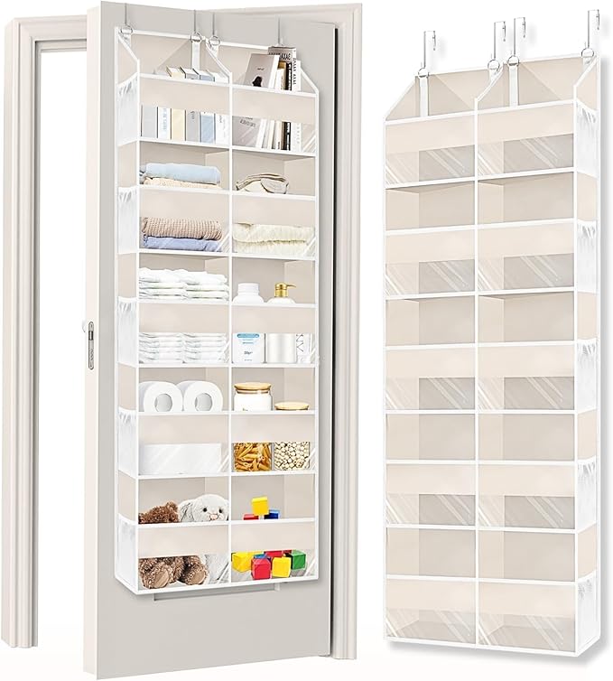 Ofiray-home Over the Door Organizer 5 Tiers, Extra Large Behind Door Storage of