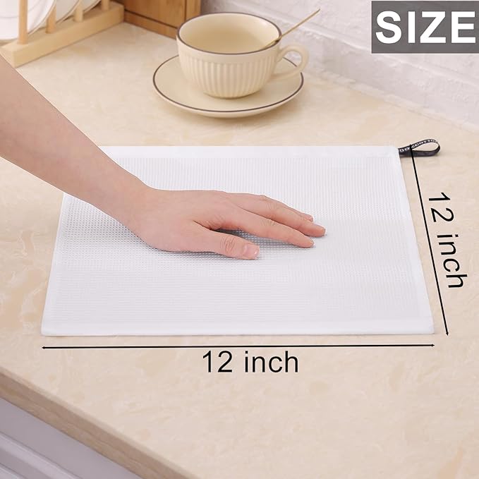 Homaxy 100% Cotton Waffle Weave Dish Cloths