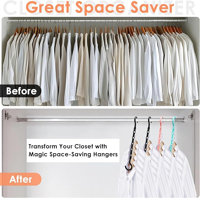 Closet Organizers and Storage, Magic Space Saving Hanger