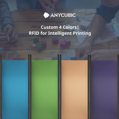 ANYCUBIC Kobra 3 Combo 3D Printer Smart Multicolor Printing(4 to 8 Colors), 600 mm/s High Speed FDM 3D Printer, LeviQ 3.0 Auto-Leveling, Filament Backup, 250 * 250 * 260mm Larger Printing Size