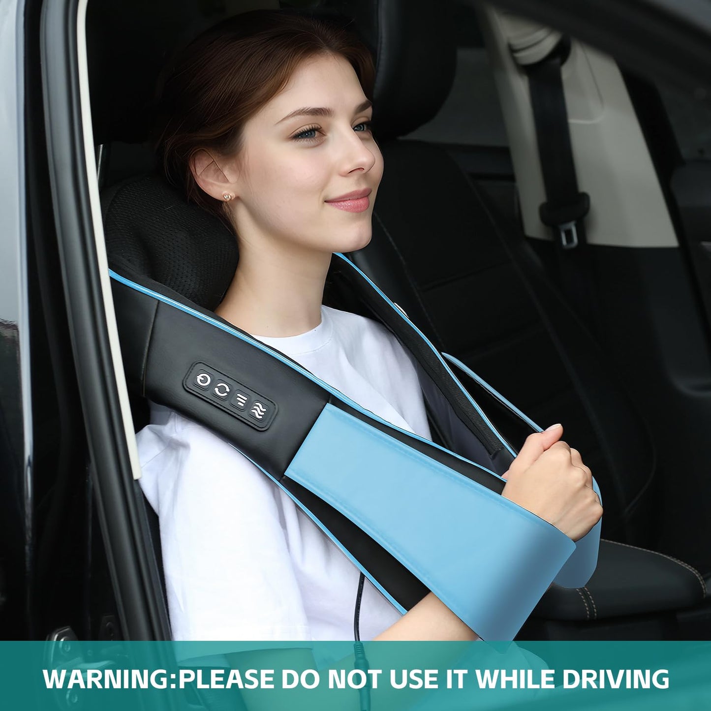 cotsoco Neck Massager,Shiatsu Shoulder and Back Massager with Heat, Electric Deep Tissue Massage Pillow for Body Muscle Pain Relief,Best Gifts Mom Dad Women Men,Home, Office Car Use