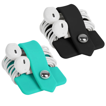 ELFRhino Cord Organizer Earbuds Holder Earphone Wrap Earphones Organizer Headset Headphone Earphone Wrap Winder Cord Manager Cable Winder Set of 2