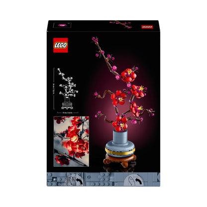 LEGO Botanicals Plum Blossom Set For Adults - Artificial Flowers for Indoor - Gifts for Mothers - Home Office Decor Display Piece incl. a Buildable Flowerpot - Botanical Collection - 10369