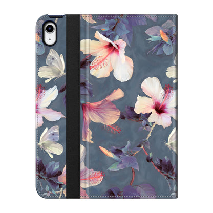 FINTIE Case for iPad (A16) 11th Generation 11 Inch (2025), iPad 10th Generation 10.9 Inch (2022), Multi-Angle Viewing Stand Cover w/Pencil Holder & Pocket, Auto Sleep/Wake, Blooming Hibiscus