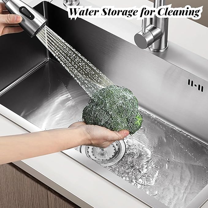 2 Pack Kitchen Sink Strainer & Stopper Combo