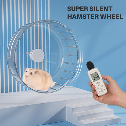 BUCATSTATE Hamster Wheel Silent, 18cm Quiet Spinner for Gerbil Dwarf Syrian Hamster Rat Mice