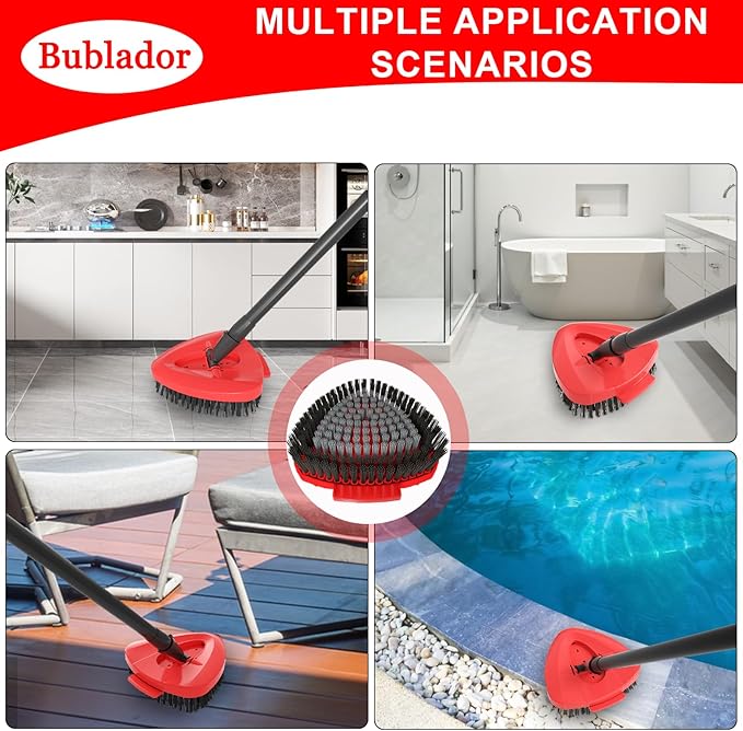 2 Pack Scrubber Mop Replace Head Compatible