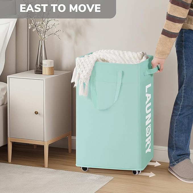 Goodpick Rolling Laundry Basket