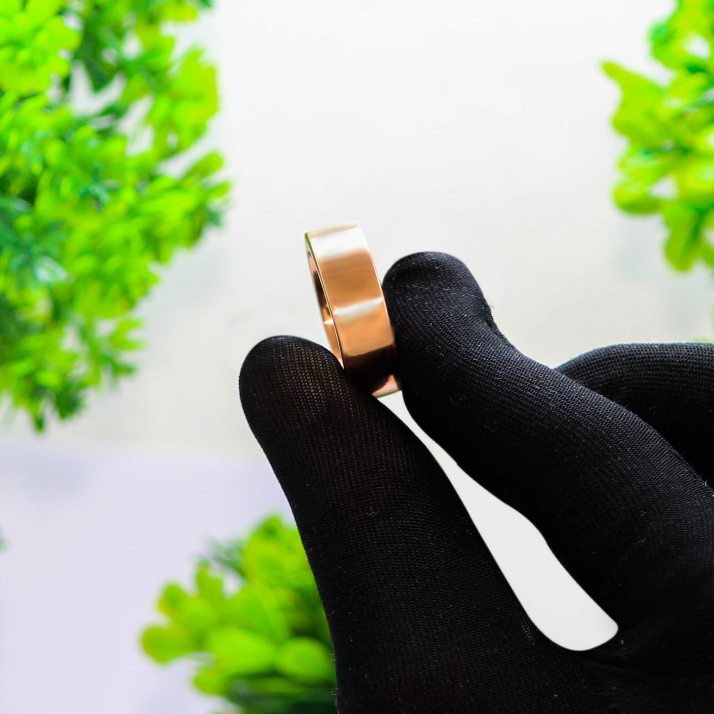 Krishnaa Jewels Pure Copper Handmade 2mm Heavy Thick Band Ring Ethnic Gift Jewelry for Men and Women (9)