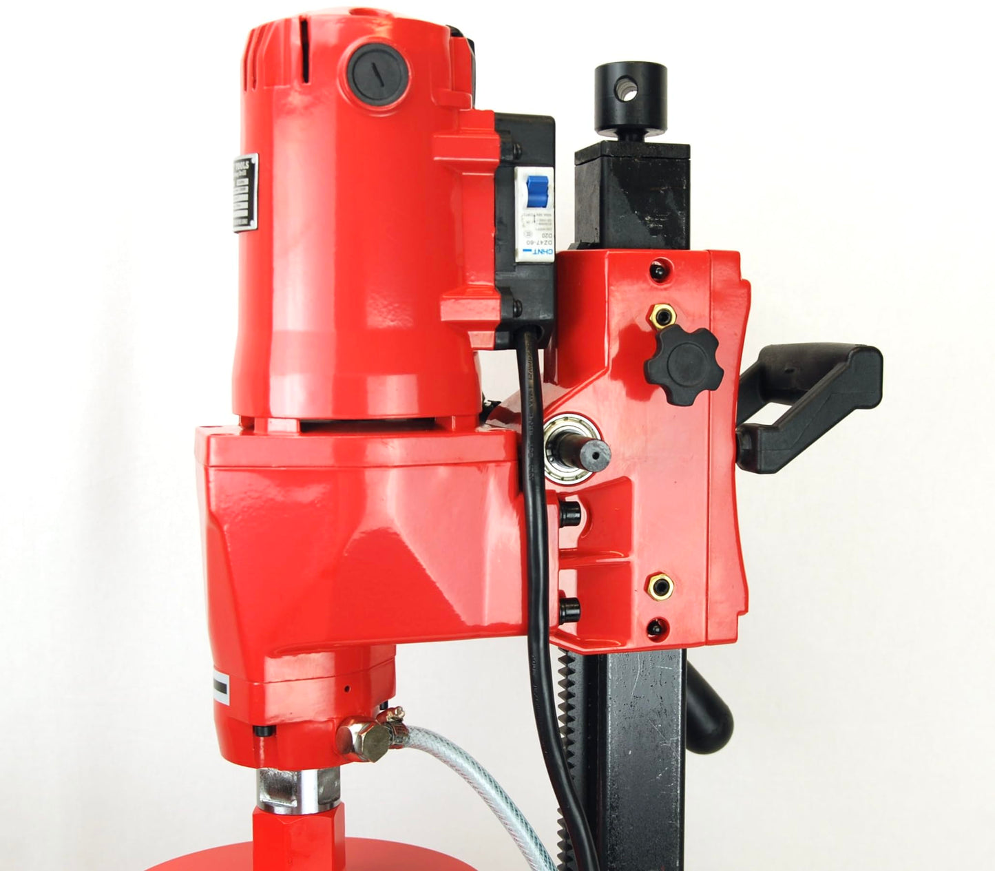 BLUEROCK PACKAGE DEAL 8Z1RB Core Drill with Rolling Base Stand + 1" - 8" Diamond WET Coring Bit Set for CONCRETE REBAR ASPHALT BRICK