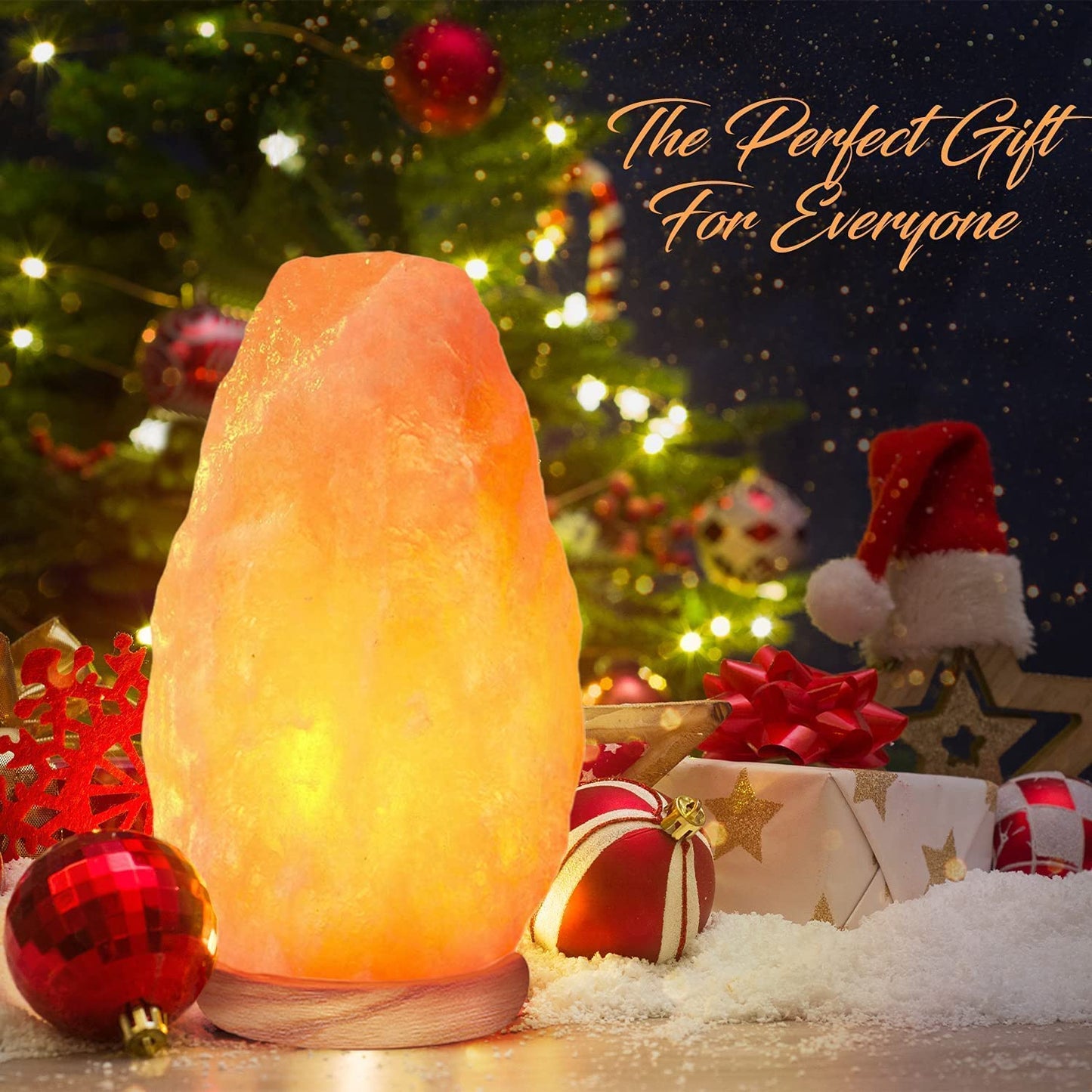 Himalayan Glow Salt Lamp, Home Décor Crystal Lamp, with Touch Dimmer Switch