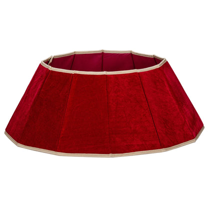 Blissun Christmas Tree Collar, Velvet Foldable Christmas Tree Ring, Christmas Tree Skirt for Artificial Christmas Trees Decoration