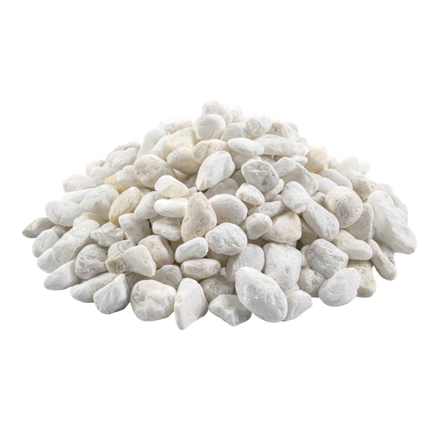MSI Decorative Tumbled White Pebbles, 0.25 inch - 0.75 inch, 40 lb. Bag