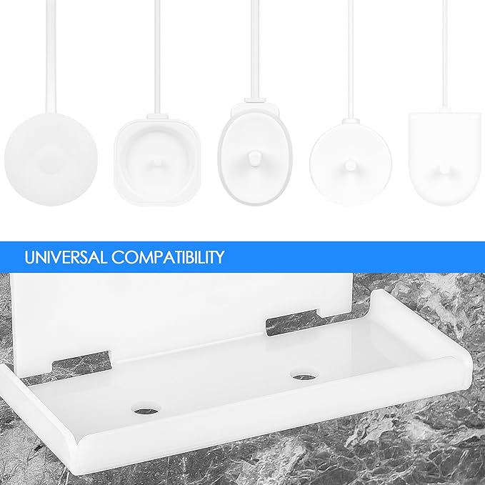2Pack Electric Toothbrush Holder Wall Mounted, Electric Toothbrush Cord