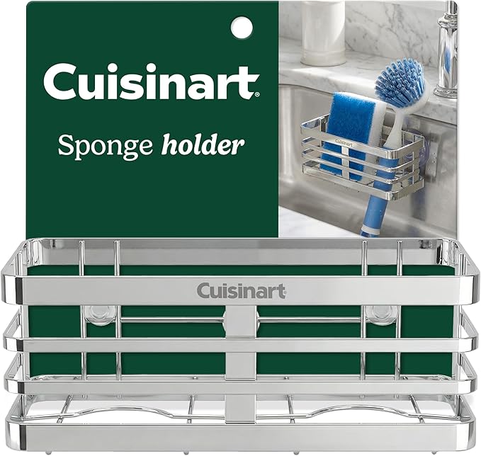Cuisinart Sponge Holder for Kitchen Sink—Metal Sink Caddy