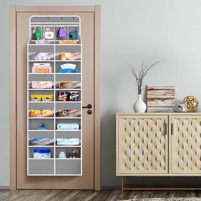 Univivi 6-Shelf Over Door Hanging Organizer Fabric Door Organizer