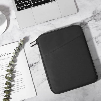 TiMOVO 9-11" Tablet Sleeve for iPad 11-inch A16 2025, iPad 10.9"/10.2", Galaxy Tab A9 Plus 11", Protective Bag with Pocket, Black
