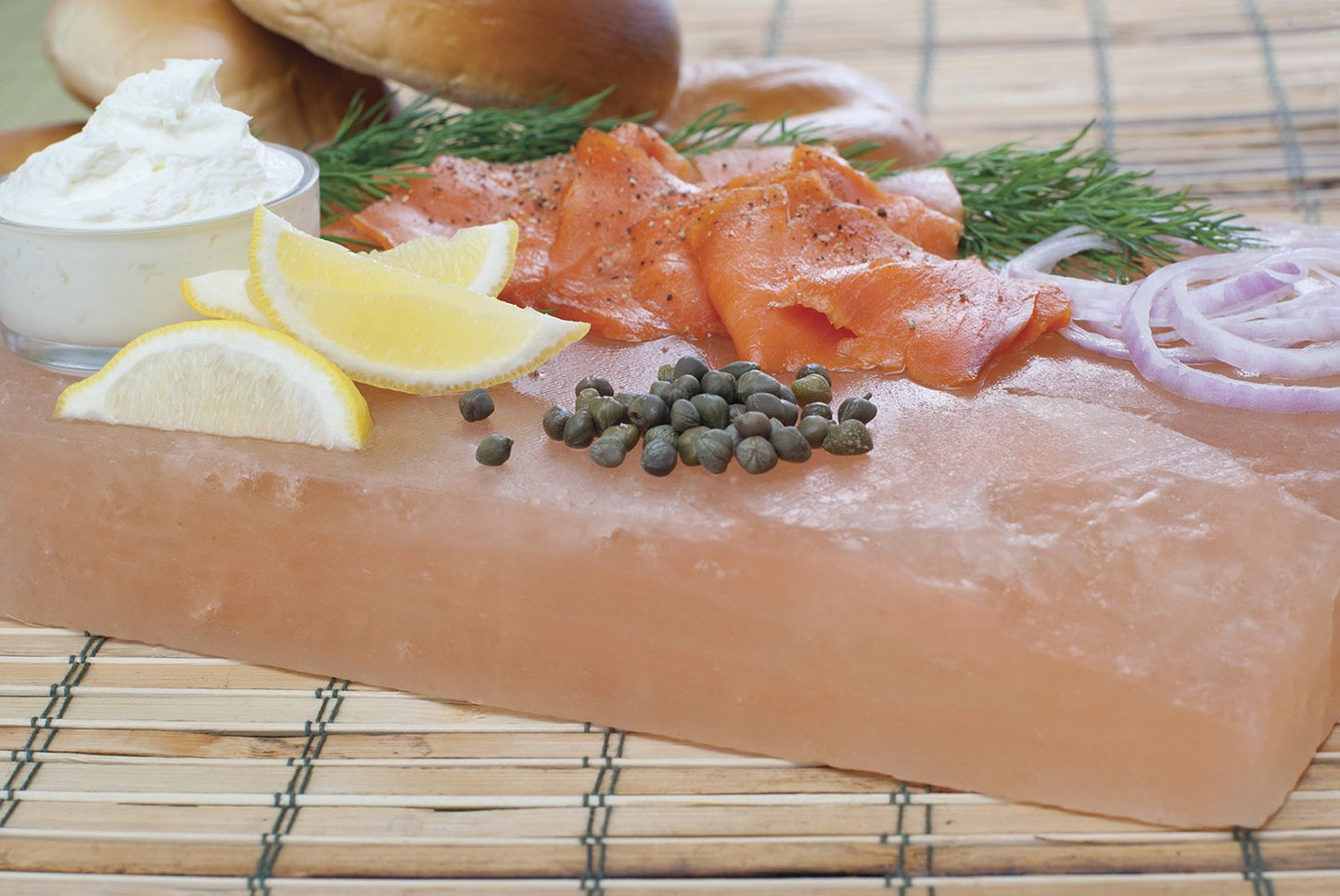 Charcoal Companion CC6064 Himalayan Salt Plate & Holder Set