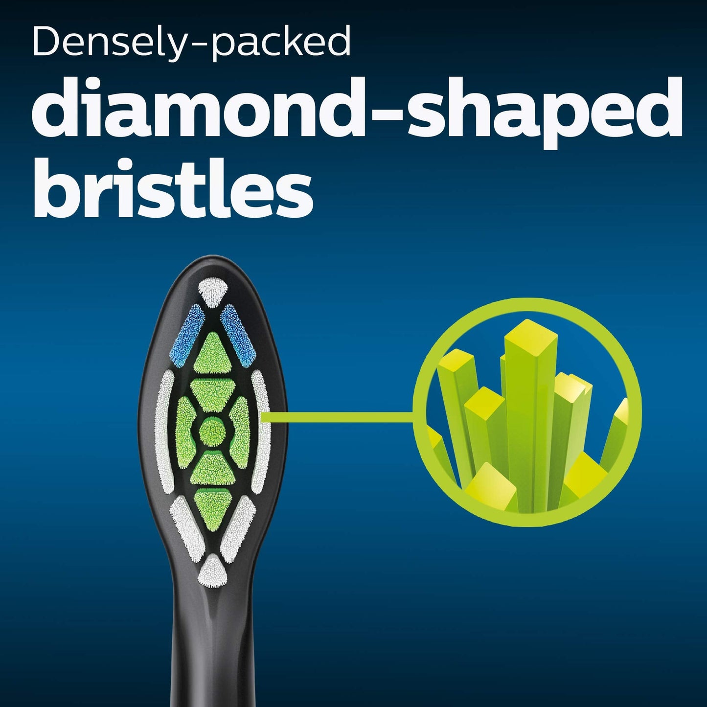 Philips Sonicare W DiamondClean - Genuine Replacement Electric Toothbrush Heads, White, 4 Pack One Year Supply, HX6064/65