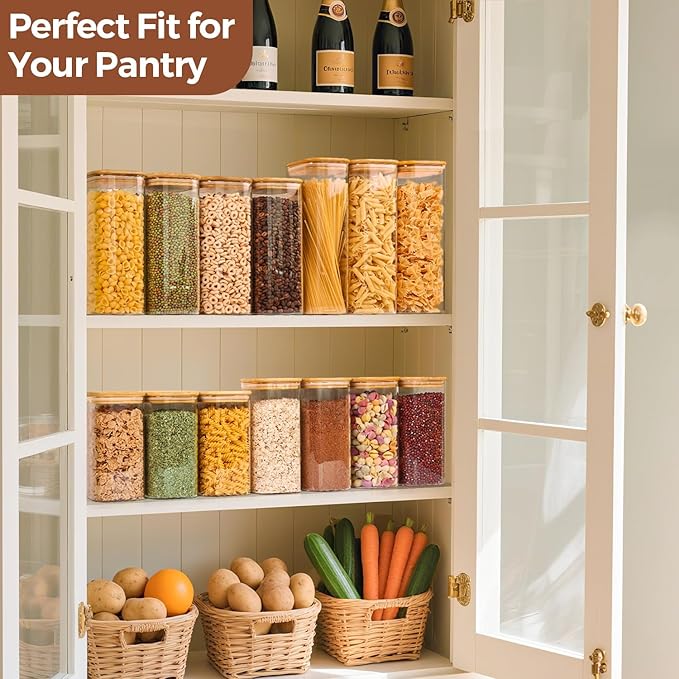 ComSaf Airtight Glass Storage Canister