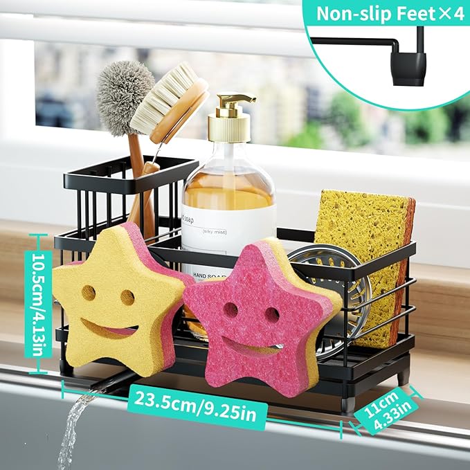 HapiRm Sink Caddy Sponge Holder