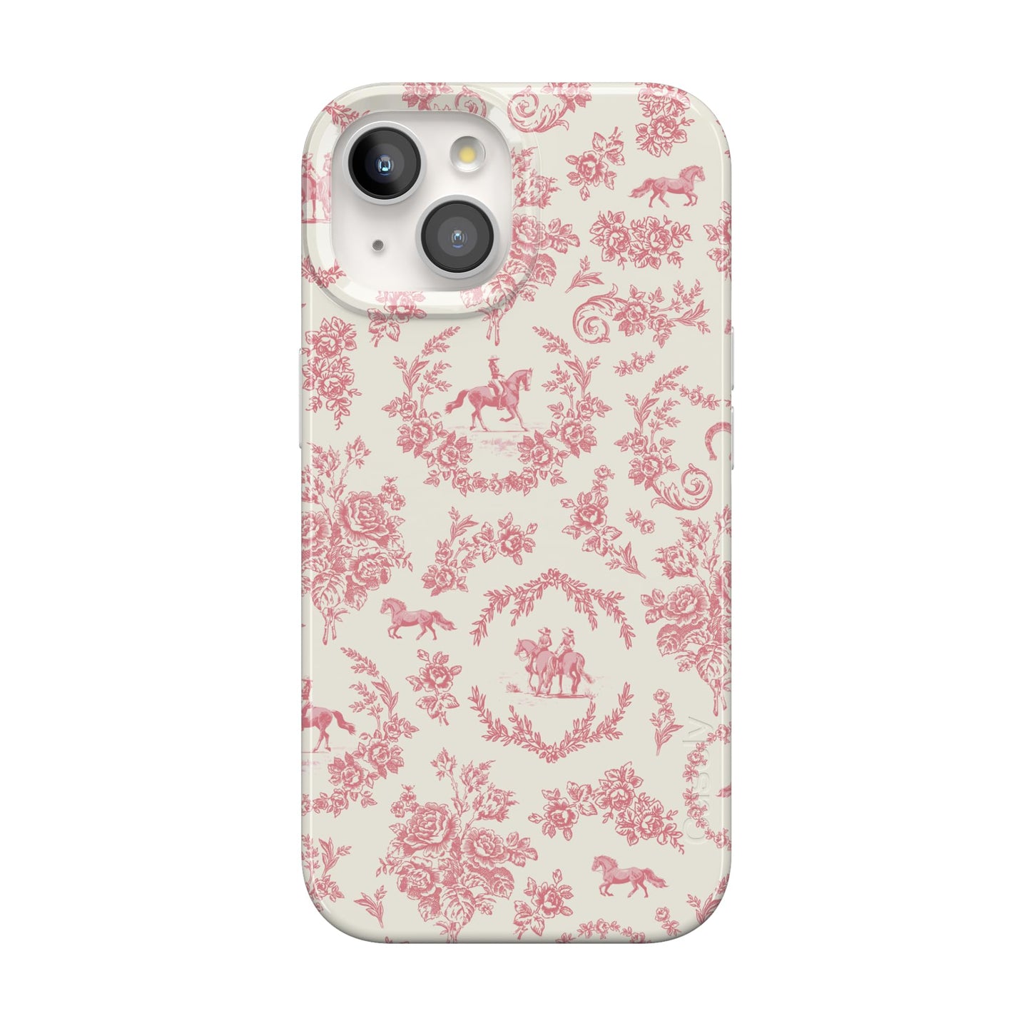 Casely iPhone 15 Plus Case | Fit Check | Neutral Checkerboard Checkered Classic Case | Compatible with MagSafe