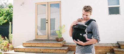 Ergobaby Baby Infant Insert for Baby Carrier with Neck & Head Support, for Newborns (Holds 3.2 - 5kg), Cotton Grey