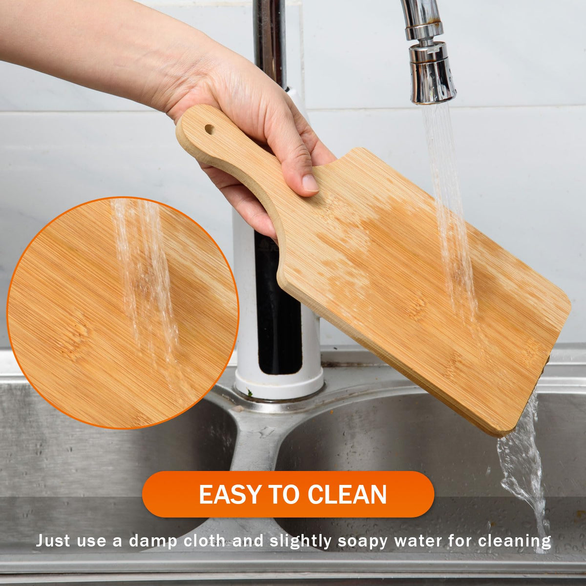 36 Pcs Thicken Bamboo Cutting Board Bulk 11x5 Inch Personalized Wood Chopping Board Customized Laser Engraving Serving Charcuterie Boards for Wedding Mother's Day Housewarming Present,0.39" Thick