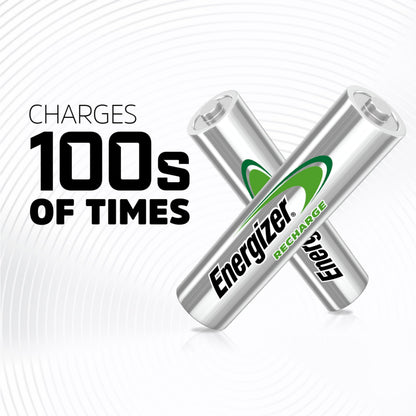 Energizer Power Plus Rechargeable AAA Batteries (4 Pack), 800mAh Triple A Batteries