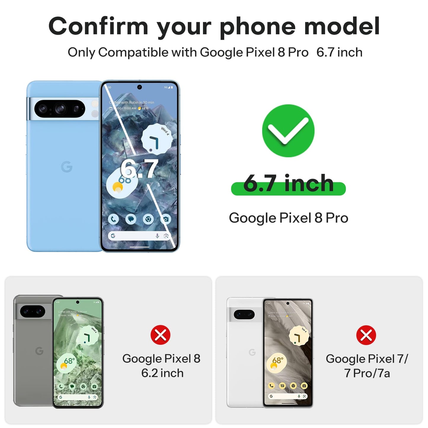 OMOTON 3+2 Pack for Google Pixel 9 Pro XL Screen Protector 6.8 Inch, 3 Tempered Glass Film & 2 Camera Lens Protector, Bubble-free, HD Clear, Not for 9 Pro/ 9