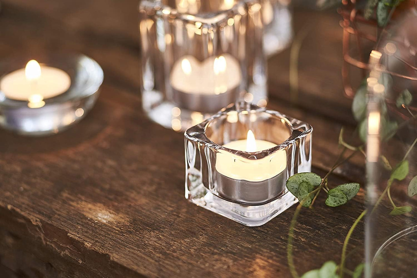 Bolsius 8 Hour Burning Tealights, Pack of 50, White, 7x18x32 cm, Unscented