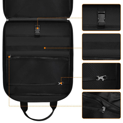 Yorkenbe Large Camp Kitchen Organizer, High Capacity Camping Cooking Utensils Bag, with Paper Towel Holder, Multi-pocket Waterproof Camping Utensils Holder for BBQ Outdoor Cooking Essentials
